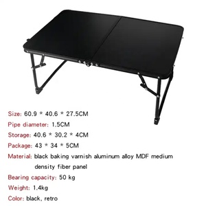 Portable pique-nique Camp meubles léger en aluminium métal pliant <span class=keywords><strong>Table</strong></span> de plage Auto <span class=keywords><strong>camping</strong></span> <span class=keywords><strong>table</strong></span> pliable <span class=keywords><strong>pour</strong></span> voiture - Product Image 2