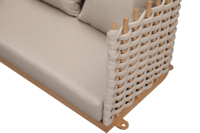Canapé balançoire géant en corde et aluminium pour extérieur, idéal pour les espaces de détente modernes, les cours de villas, les zones de vue et les complexes hôteliers