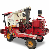 Moissonneuse-batteuse d'occasion Shuangjia Lovol 4LZ 8E2 / GE80S-H 175HP pour blé, maïs et riz, 85% neuve