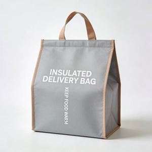 Bolsas Térmicas con Logotipo Personalizado, Proveedor de Bolsas Desechables de Tela No Tejida para Comida para Llevar, Bolsa Térmica para Restaurante - Product Image 1