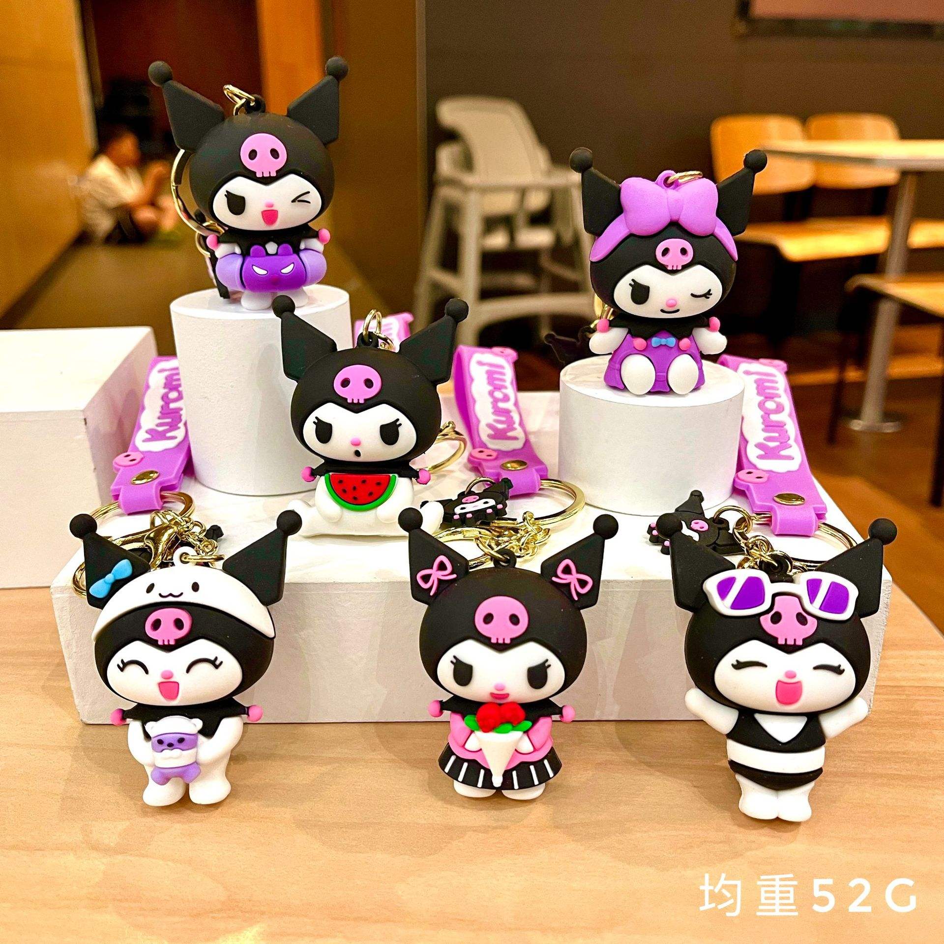 Cheveux mélangés kuromi d'été