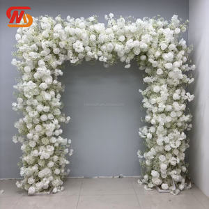 Arco de Flores Artificiales SMOOTH para Decoración de Bodas, Arco Cuadrado Blanco para Fondo de Boda - Product Image 1