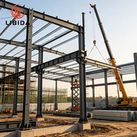 Estructura de Acero Galvanizado por Inmersión en Caliente de Alto Rendimiento, Almacén Prefabricado, Estructura de Acero para Carga Pesada, Taller Personalizado