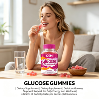 Bonbons au glucose, 4 g de glucides par portion, 60 unités, complément alimentaire