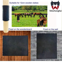 Tapis et coussin en caoutchouc robuste anti-grattage pour bétail et chevaux - Solide