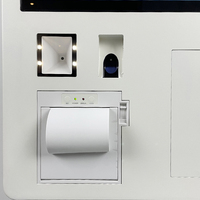 Écran tactile de 24 pouces, reconnaissance faciale, machine à empreintes digitales, kiosque de paiement de commande en libre-service