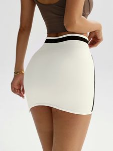 <span class=keywords><strong>Jupe</strong></span> de sport <span class=keywords><strong>mini</strong></span> personnalisée Under Lulu pour femme, avec bande latérale, doublure anti-transparence, infroissable, sans couture, séchage rapide, pour le yoga - Product Image 4