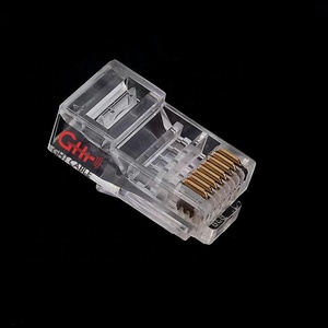 Conector RJ45 Pass Through Cat6 UTP para Cabos de Rede, Conector Modular RJ45 8P8C - Product Image 3