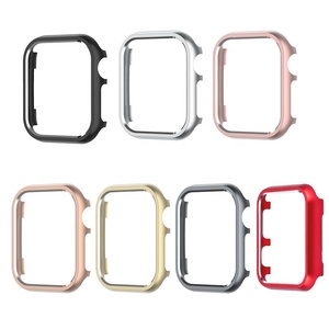 Copertura del telaio in <span class=keywords><strong>alluminio</strong></span> metallico per custodia iWatch, per custodie per orologi <span class=keywords><strong>Apple</strong></span> copertura paraurti 38mm 42mm 40mm 44mm - Product Image 2