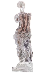 Sculpture transparente d'extérieur en résine cristalline platine, statue créative de la déesse Vénus, ornement artistique personnalisé, fabriqué en Chine - Product Image 5