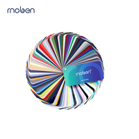 Film adhésif pour voiture Moben 700+ couleurs, 1,52*16m/rouleau, revêtement PET, effet changeant de couleur, auto-adhésif, anti-bulles, pour envelopper entièrement la carrosserie de voiture/automobile.
