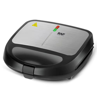 Machine à sandwichs 4 tranches sur mesure OEM, gaufrier, appareil à petit-déjeuner, machine à pain, grill de contact antiadhésif pour cuisine