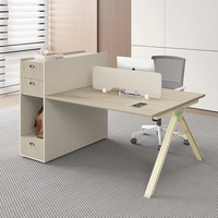 Bureau de travail convertible en acier avec rangement, design moderne et simple pour appartement et usage commercial, convient à 2/4/6 personnes