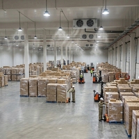 Chambre froide de stockage logistique personnalisée par le fabricant - Chambre de congélation cryogénique à -25 degrés pour aliments frais