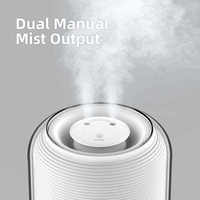 Humidificateur d'air intelligent à commande tactile, capacité silencieuse de 3 L, buse de pulvérisation de brouillard d'eau, pour la maison et l'hôtel