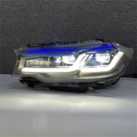 Feux de voiture compatibles avec BMW G30, projecteur de phare LED, lentille, 2018-2020, Série 5, 530i, 525i, M5, G38, phare avant, DRL, signal