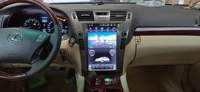 Lecteur de voiture Android 12.1 pouces Navigation Gps stéréo pour Lexus LS460 2006-2010 Écran vertical 8 cœurs Radio de style Tesla
