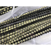Bande de clous décoratifs en forme de bulle pour canapé, motif chrysanthème antique, en cuivre et PVC, outil de fixation souple pour rembourrage