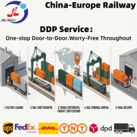Services de logistique ferroviaire FCL/LCL+Express/Camionnage porte-à-porte DDP DAP les plus rapides/les moins chers vers la Lettonie avec dédouanement double