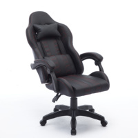 Silla de Computadora Ergonómica al por Mayor con Respaldo Reclinable y Reposabrazos Ajustables, Silla de Juego de Cuero