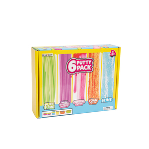 Wonderful 6 Putty Pack Different Kinds and Colors Has Special Aroma on a Colorful Box - Product Image 2