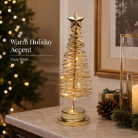 Sapin de Noël en métal avec LED