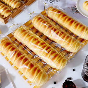 Sacs rétractables en <span class=keywords><strong>cellophane</strong></span> BOPP transparents Meston Opp, fond carré, pour aliments, bonbons, pain, pop-corn, impression en héliogravure, résistants à l'humidité - Product Image 1