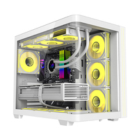 AntarcChill Factory OEM PC Casing ATX Pc Cabinet Curved Tempered Glass Pc Computer Case Computer Case & Towers Gaming Chassis
