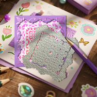 Matrices de découpe en métal, pochoirs de gaufrage et de découpe pour scrapbooking, fabrication de cartes, invitations, artisanat papier et décoration