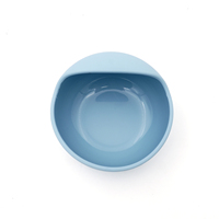 Bol de vaisselle pour tout-petits scolaire imprimé personnalisé sans BPA ensemble de bols à succion en silicone de qualité alimentaire pour bébé