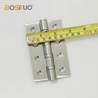 Charnière de porte en acier inoxydable 4"X2.5" SS201/SS304, charnière à pivot, charnière plate pliable, charnière à roulement à billes pour porte battante en bois