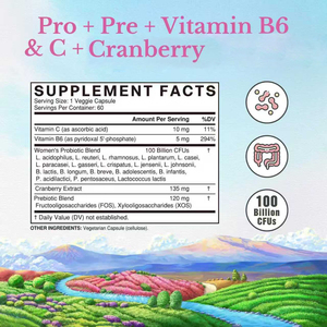Cápsulas de Probióticos para Mujeres OEM ODM, 18 Cepas, 100 Mil Millones de UFC, 100% Naturales, Sin Gluten, Apoyan la Salud Inmunológica y Digestiva - Product Image 2