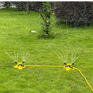 Économiseur d'eau 3 Bras 360° °   Arroseur rotatif en plastique pour pelouse, pulvérisateur à rotor pour jardin potager et entretien des pelouses - Product Image 6