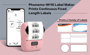 Máy In Nhãn Nhiệt Cầm Tay Mini Phomemo M110 Máy Làm Nhãn Dán Tự Dính Đa Chức Năng Cho Thẻ Quần Áo Văn Phòng - Product Image 4