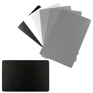 Tarjeta de Visita de Metal Grabable de Aluminio Anodizado Negro y Rosa con Diseño Antiguo de Feng Shui para Grabado Láser - Product Image 3