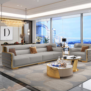 <span class=keywords><strong>Sofa</strong></span> Mewah Kulit Italia Furnitur Modern Set <span class=keywords><strong>Sofa</strong></span> Villa <span class=keywords><strong>Sofa</strong></span> Seksional Mewah Set Furnitur Ruang Tamu - Product Image 2