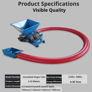 Máquina de succión automática de tornillo sin fin para alimentación de gránulos pequeños de plástico - Product Image 3