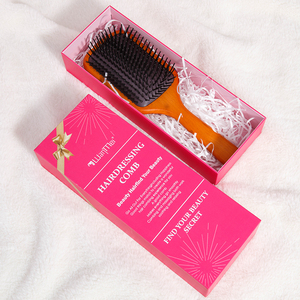 Juego de Peine personalizado <span class=keywords><strong>para</strong></span> el cabello, caja de regalo, regalo de San Valentín <span class=keywords><strong>para</strong></span> <span class=keywords><strong>novia</strong></span>, práctico y cómodo cepillo <span class=keywords><strong>para</strong></span> el cabello, caja de regalo <span class=keywords><strong>para</strong></span> niñas - Product Image 4