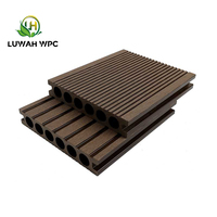 Plancher en composite bois-plastique écologique WPC 140 mm 25 mm Planche de terrasse WPC pour terrasse extérieure piscine