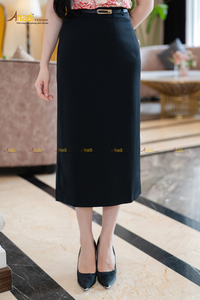 AVJ68 Falda moderna de moda para mujer alta moda por nieve Tela coreana buena retención de forma Elegante ropa de oficina - Product Image 5