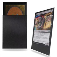 Protège-cartes de marque en gros, 20 fils, pour TCG, à ouverture plate, haute transparence, couleur unie, protection renforcée