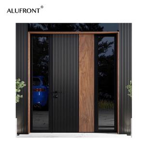 ALUFRONT Security Exterior <strong>Door</strong> Front Modern Cast Aluminum Entry <strong>Door</strong> High Quality Residential Main Entry <strong>Door</strong> for Villa - Product Image 4