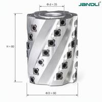 Tête de coupe hélicoïdale indexable JANDLI pour machines à bois haute vitesse – Vente en gros usine