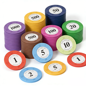 Fichas de Póker PS de Fábrica Directa, Fichas de Juego de Alta Calidad para Casino, Club y Juego de Texas Hold'em - Product Image 5