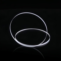 Verre optique personnalisable OEM en saphir et fluorure de calcium (CaF2) pour montre, avec revêtement antireflet 300-700nm