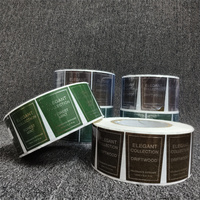 Étiquettes autocollantes en rouleau pour impression, estampage à chaud argenté, vernis brillant, pour emballage de diffuseurs de parfum - Vente en gros