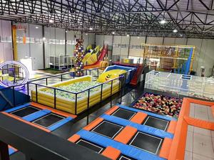 Vui vẻ đồng sáng tạo đa chức năng hợp tác thách thức leo Net khóa học trở ngại & ống giọng nói vui vẻ thăm dò công viên - Product Image 5