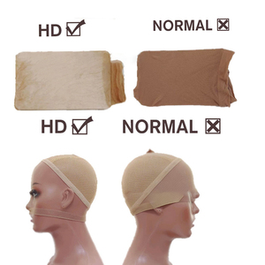 Wanmei OEM Emballage personnalisé Bandeau de salon pour <span class=keywords><strong>cheveux</strong></span>, <span class=keywords><strong>Bonnet</strong></span> de perruque ultra-fin en dentelle HD, <span class=keywords><strong>Bonnet</strong></span> de perruque transparent ventilé - Product Image 5