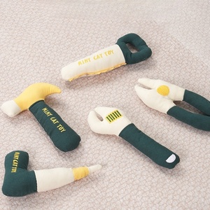 ของเล่นแมวแบบขายส่ง ของเล่นเคี้ยวสำหรับสัตว์เลี้ยง รูปทรงฟันกราม กลิ่นมิ้นท์ ของเล่นผ้าแคนวาสแบบสั่งทำพิเศษ ของเล่นแมวแบบมีปฏิสัมพันธ์ พร้อมแคทนิป แปรงสีฟันสำหรับแมว - Product Image 2