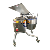 Industriële centrifugale snijmachine met 304 roestvrijstalen messen, hoogrendementsmotor, 380V, capaciteit 1000kg/uur voor aardappelchips
